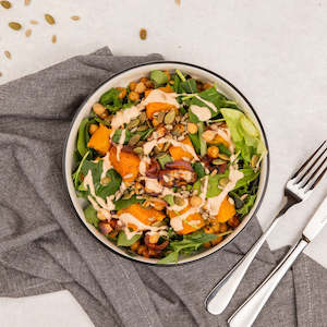 All: Roasted Pumpkin & Chickpea Salad (V)