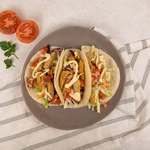 All: Vegan Mexican Chicken Tacos (V)