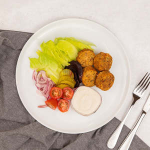 All: Bunless Falafel Burger (V)