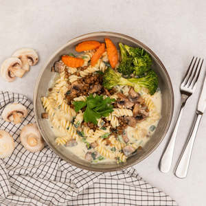 All: Lentil & Mushroom Alfredo Pasta Bake (V)