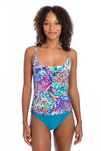 Mastectomy: Ravenna Scoop Neck One Piece Swimsuit (Final Sale)