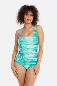 Mornington Square Neck Chlorine Resistant One Piece Swimsuit