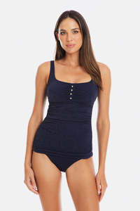 Tankini 1: Luxe Navy Tankini Underwire Set