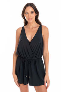 Romper: Black Romper / Playsuit