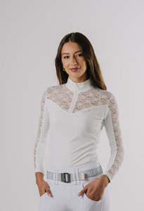 Long Sleeve Lace Show Shirt