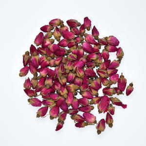 Dried Petals: Medium Red Rose Buds