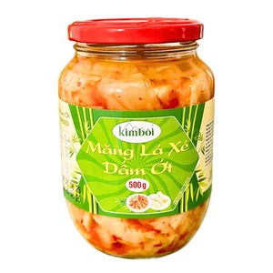 Măng lá xé dấm ớt Kim Bôi 500g
