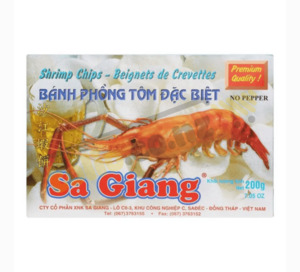 Products: Bánh phồng tôm Sa Giang hộp 200g