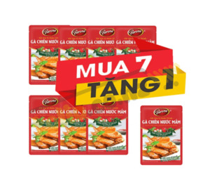 [Mua 7 tặng 1] Set 8 gói xốt gà chiên nước mắm Barona 80g
