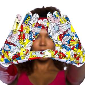 Gloves: Comic Hands ERA 9.0s Limited Edition Football Gloves