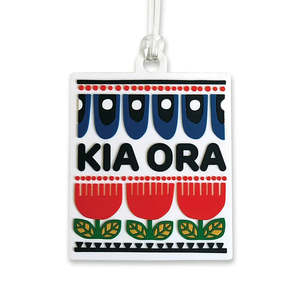 Scandi Kia Ora Luggage Tag
