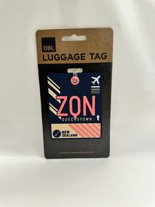 Travel Accessories: Queenstown (ZQN) Code Luggage Tag
