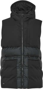Winter Jackets: Blend puffer vest - Black