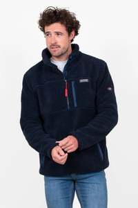Pullover Quarter Zip Fleece - Navy