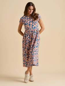 Midnight Garden Midi Dress