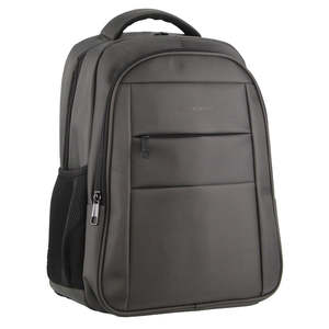 Pierre Cardin: PIERRE CARDIN BUSINESS AND TRAVEL BACKPACK WITH USB PORT - GREY