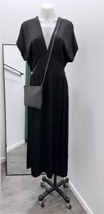 Dresses: Suzy D Ginger Satin Maxi Dress - Black