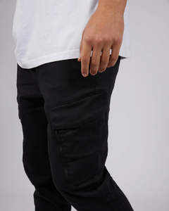 Pants Menswear: Inset Cargo Pant - Black