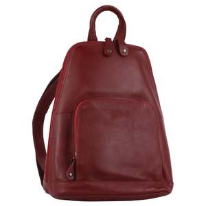 New: MILLENI RED LEATHER BACKPACK