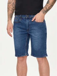 Blend Menswear: Blend Denim Shorts - Mid Blue