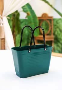 Gift Ideas: Small Hinza Bag - Dark Green (Green Plastic)