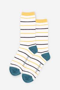 Brakeburn Socks: BRAKEBURN WOMEN'S SOCK - MIXED STRIPE