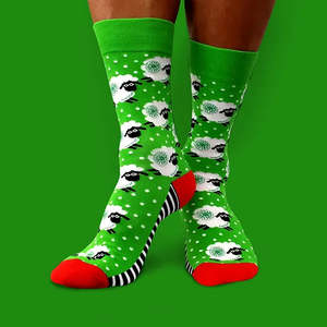 Socks: Retro Sheep Socks