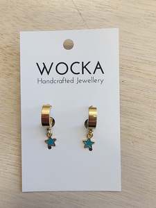 Jewellery: Blue Star Cuff Earring