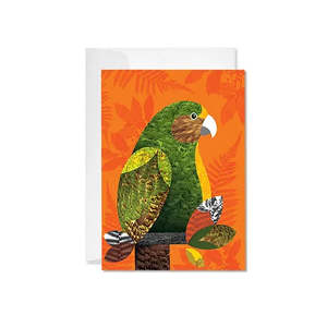 Gift Cards: Greeting Card - Native Kakapo