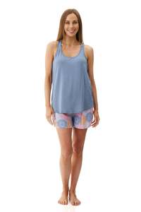 Sleepwear: Kendall Knit Racer Short Pyjama