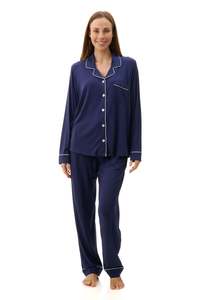 Sleepwear: Long Pyjamas - Navy