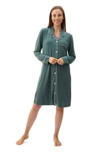 Sleepwear: Short Sleepshirt - Moss Marle
