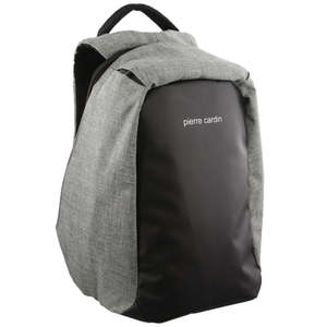 Pierre Cardin: PIERRE CARDIN GREY TRAVEL BACKPACK