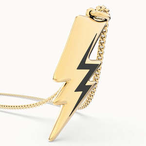 Jewellery: Chocli Lightning Bolt Necklace