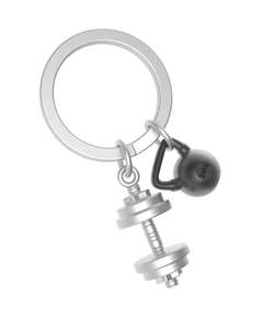 Metalmorphose: Gym Weights Keychain