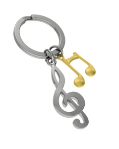 Metalmorphose: Musical Notes Keychain