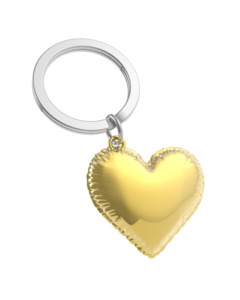 Metalmorphose: Balloon Heart Keychain