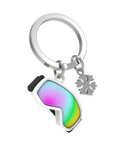Snow Goggles Keychain