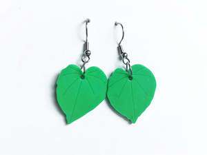 Kawakawa Earrings - Green