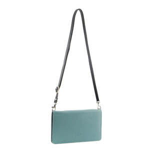 Gap: Leather Wallet/Organiser Bag - Light Blue