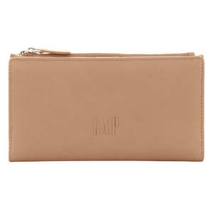 Gap: Leather Slimline Bi-Fold Wallet - Blush