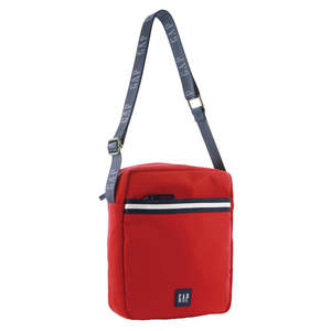Gap: Nylon Travel Cross-Body Bag - Red