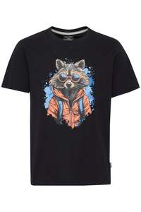 Just Landed: Blend Racoon Tee - Black