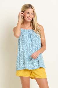 Brakeburn: Yasmin Blue Camisole