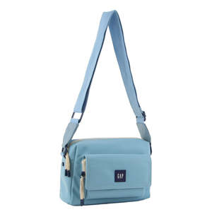 Gap: Nylon Travel Cross-Body Bag - Light Blue