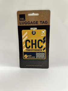 Travel Accessories: Christchurch (CHC) Code Luggage Tag