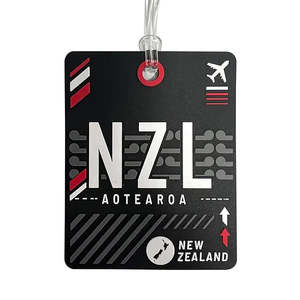 Travel Accessories: New Zealand (NZL) Code Luggage Tag