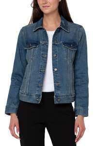 Just Landed: Distressed Jean Jacket - Higgins