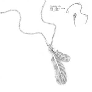 Just Landed: SILVER HUIA FEATHER NECKLACE