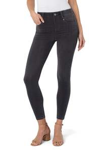 Pants: Gia Glider Ankle Skinny - Meteorite